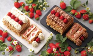 キハチ 青山本店で苺がいちばん美味しい季節だけ展開する「KIHACHIのナポレオンパイ」が発売!