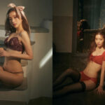 “なりたい顔”No.1の美女・南りほがモデルを務めるランジェリーブランドRAVIJOURのクリスマスコレクション