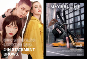 ガールズスケーターとして活躍するShino、Nana、Azusaを日本におけるビジュアルモデルとして迎えたメイベリン ニューヨークからダブルエンドのニューアイブロウが新登場！