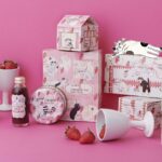 苺づくし！春のギフト。春季限定の紅茶や焼き菓子が苺とネコを描いた限定パッケージで登場