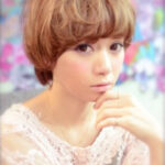 外国人風ゆるふわ☆耳かけショート・くせ毛風で大人かわいい無造作ヘア