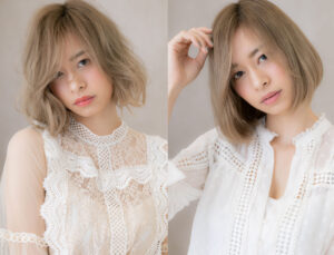 小田さくら風【ボブ】カールスタイル／ストレートスタイル