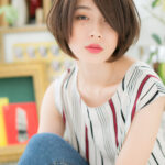 モードでアンニュイなウザバング赤リップで大人の私にアップデート