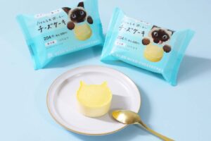 ねこのスイーツはもはや定番！？ファミリーマート限定！スプーンで食べるお手軽なねこ型チーズケーキ