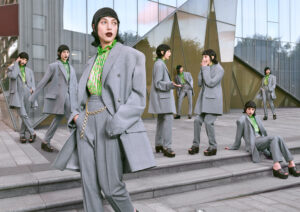 ブドウの皮・茎・種から出来たレザーや、リサイクル素材など、全てのアイテムによりサステナブルな素材を使用したH&Mのコレクションが到着