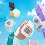 女性向け耐衝撃ウオッチ“BABY-G”の新製品。小ぶりサイズでフィット感を高めたスクエア型が登場