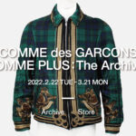 モードストリートの源流、コムデギャルソンオムプリュスのアーカイブ約100点が集結するオンライン限定イベントを開催