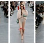 1986年に発表された幾何学プリントやテーラードと、2000年春夏コレクションを融合して構成したフェンディ 2022-23年秋冬コレクション