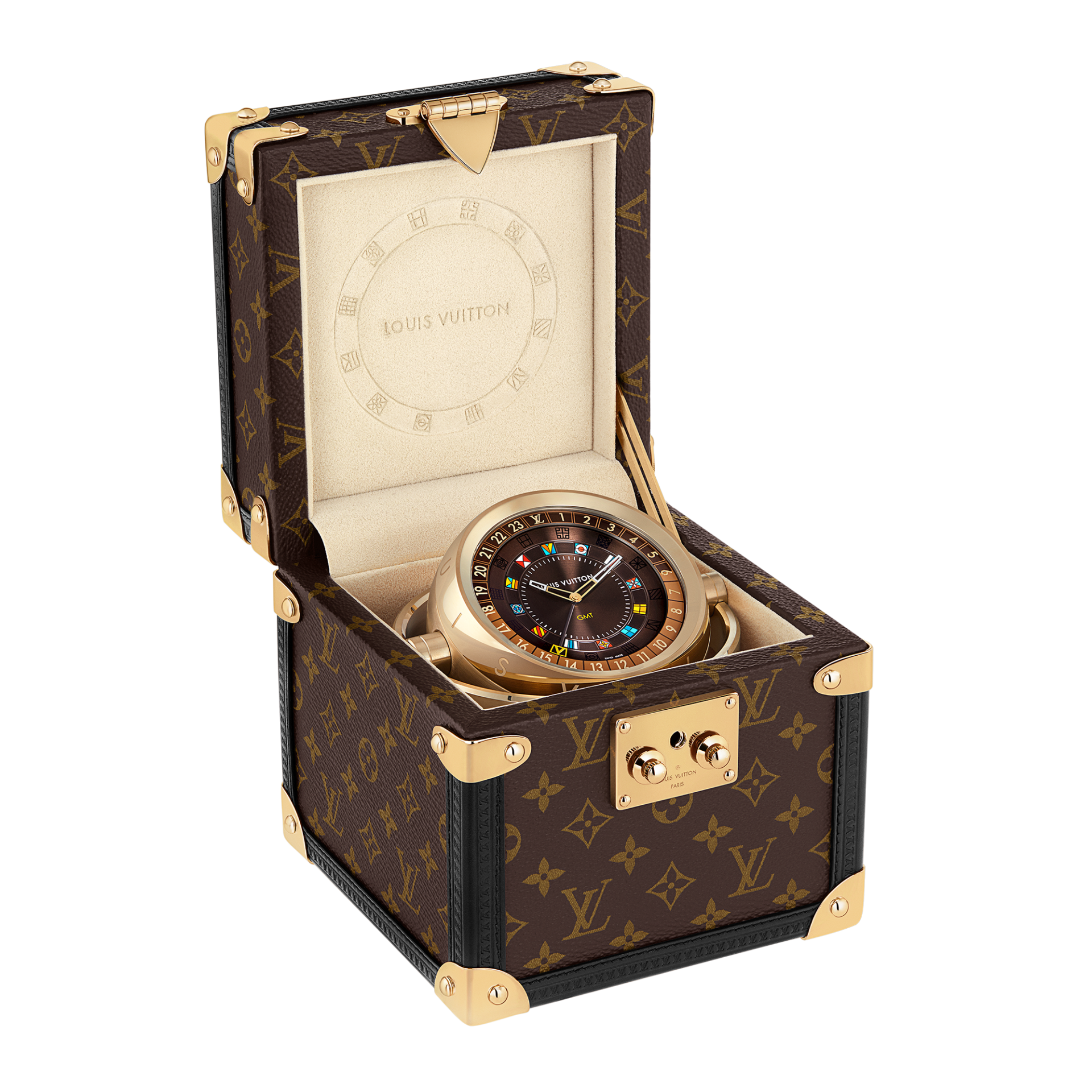 【ルイ·ヴィトン】熟練の時計職人によるウォッチメイキングが見事に融合した「テーブルクロック･コレクション」の新色が誕生。