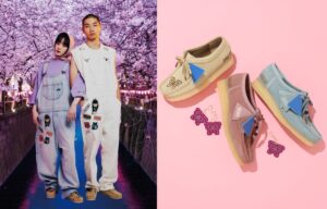 ANNA SUI × atmos × Clarks Originals 各ブランドのエッセンスを取り入れたトリプルコラボレーションアイテムが登場
