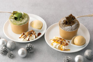 抹茶とほうじ茶の限定スイーツプレートで、高まるクリスマス気分　11/1〜販売開始【nana's green tea】