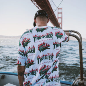 ラコステとスラッシャーによる初のコラボレーションが実現￼