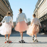 【Repetto】ロングボードダンシングで表現する新チュチュスカートコレクション￼