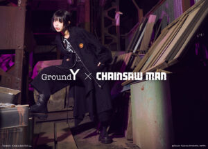 チェンソーマンとのコラボ！。Ground Y × CHAINSAW MAN Collaborate Collection Ground Y限定アイテムを12月16日(金)に発売
