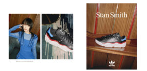 Z世代に向けた大胆なファッションアイコンとして「スタンスミス」を再構築「STAN SMITH STYLED WITH BLUE VERSION」
