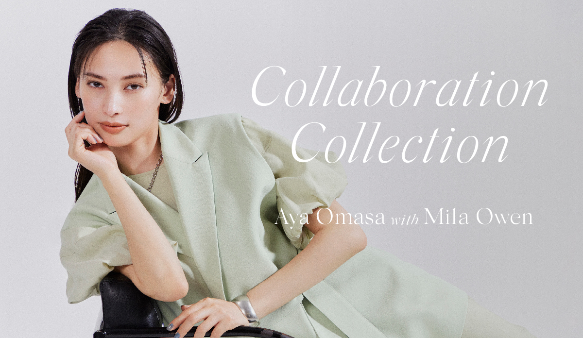 【Mila Owen】女優・モデルの大政絢との初コラボレーションアイテムが4月27日(木)発売！ セットで着られる軽やかなワンピースとベストの２型が登場！