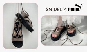 <スナイデル>PUMAとのコラボレーションサンダルがオリジナルカラーで登場!厚底仕様でスタイルアップが叶う一足に