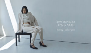 歯科医師でモデルの加藤順子が纏う、レディースファッションブランド「MIESROHE(ミースロエ)」2023年秋最新COLLECTIONを公開