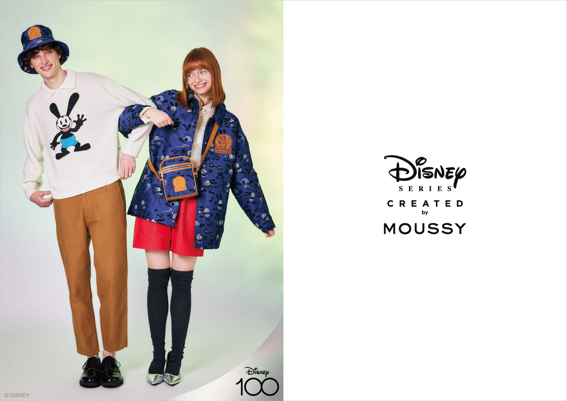 MOUSSY(マウジー)より「Disney SERIES CREATED by MOUSSY」 Disney100 OSWALD SPECIAL COLLECTION が登場!
