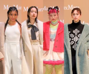 「マックスマーラの『テディベア コート』10周年記念イベントに、人気セレブリティのローラやのんが参加し、注目集まる」