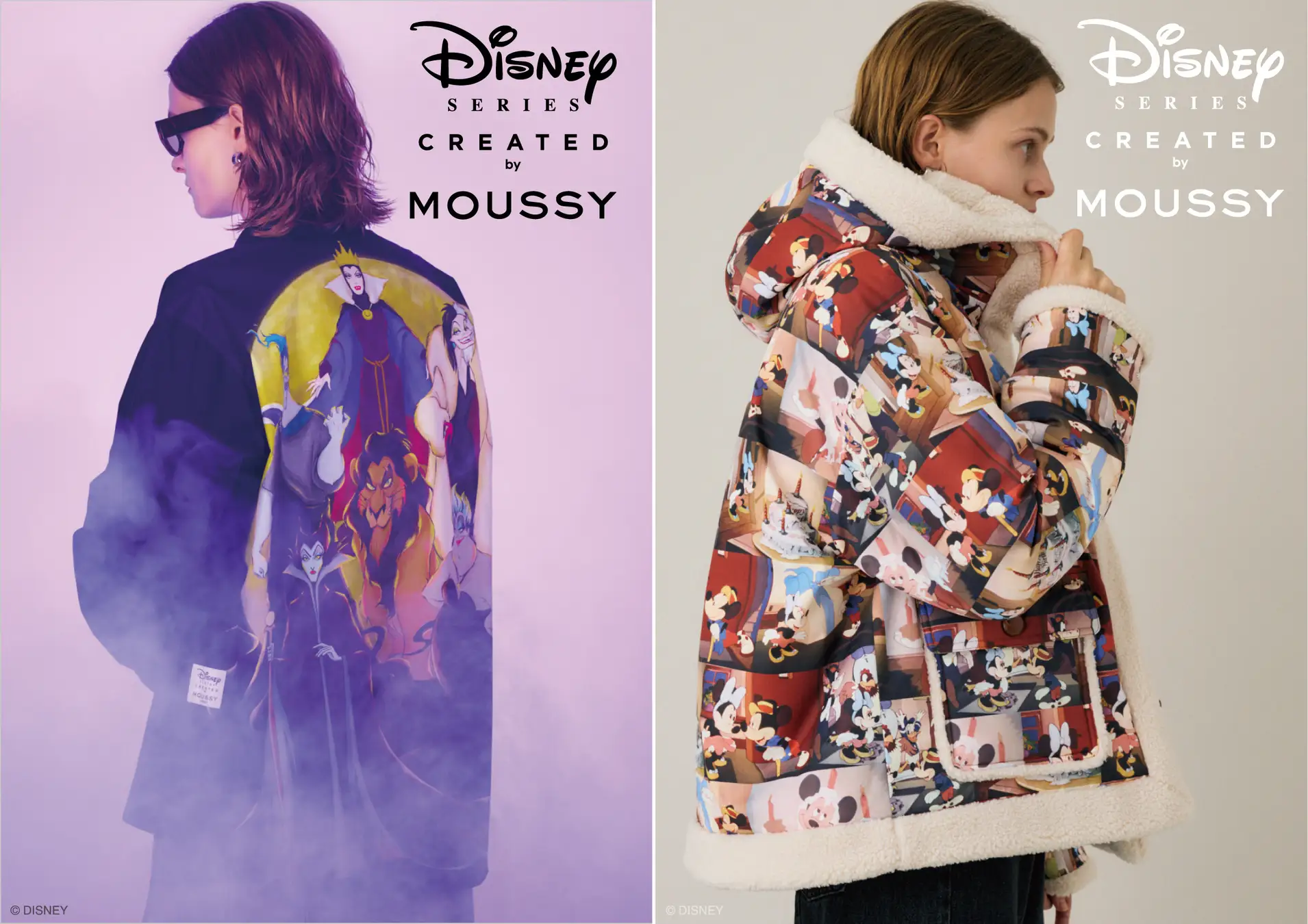 「Disney SERIES CREATED by MOUSSY」2024 WINTER COLLECTIONが登場！10月2日(水)より発売開始。