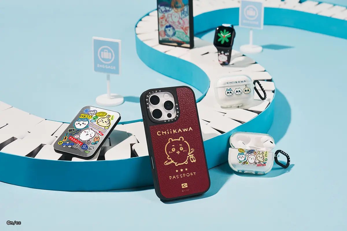 「ちいかわ x CASETiFY」コレクションを12月28日(土)に発売！