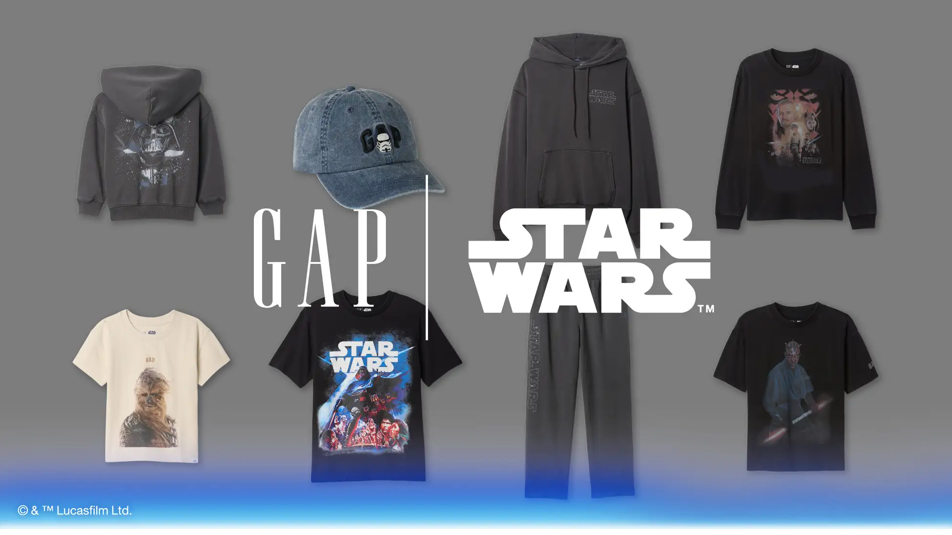 GapがStar Warsとの限定カプセルコレクションを1月5日(日)よりDisney THE MARKET in 伊勢丹新宿店で先行発売