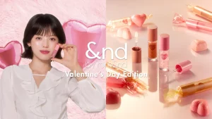 &nd by rom&ndからバレンタインに向けたアイテムが今年は甘いフレーバー付きでローソンに登場！
