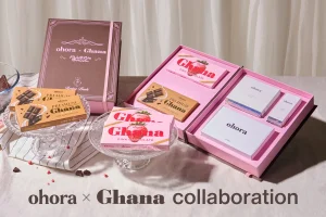 【大好評】『ohora』とロッテ「ガーナ」とのバレンタイン企画「ohora x Ghana collaboration」ネイルが今年も登場！1月21日発売。