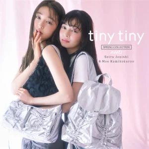 「tiny tiny」がアンジュルム上國料萌衣さんとモデル・女優の上西星来さんを起用した2025 SPRING COLLECTIONを公開!