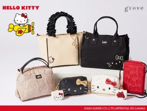 【grove】70年代のレトロデザインのかわいいハローキティが登場！スペシャルコラボアイテムを4月23日（水）より店頭発売