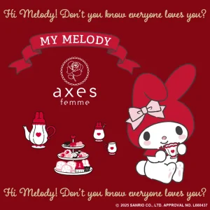 【My Melody × axes femme】50周年を迎えたマイメロディとaxes femmeのスペシャルコラボアイテムが登場