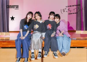 〈CONVERSE TOKYO〉×アニメ「ぼっち・ざ・ろっく！」コラボレーションアイテムを身に纏った　舞台版「結束バンド」のスペシャルビジュアルを公開！