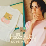 「ROPE' PICNIC×HELLO KITTY」初のコラボレーション！リゾートムード漂う日焼け「ハローキティ」との限定アイテムが全6型登場。