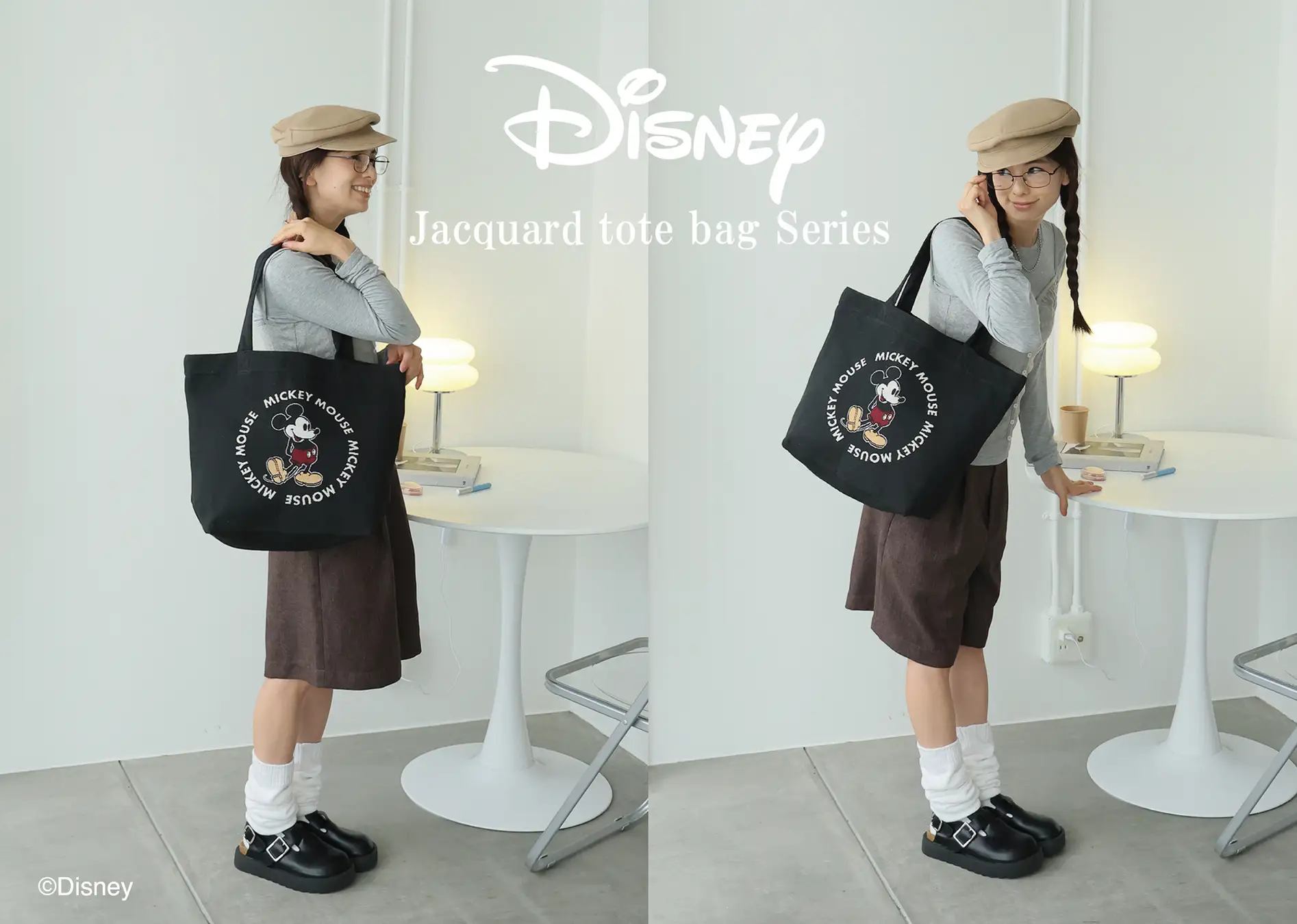 E-COMEGROUPより、Disneyの人気キャラクター「 Mickey Mouse 」デザインのジャガードトートを発売♫