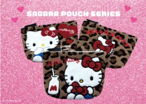 E-COMEGROUPより、『SANRIO LEOPARD SAGARA POUCH SERIES』 が発売!