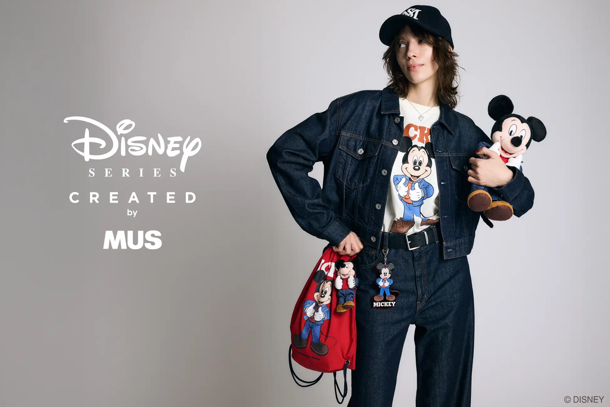 『MUS（エムユーエス）』の「Disney SERIES CREATED by MUS」よりDENIM MICKEY COLLECTIONを2月4日(水)より発売開始