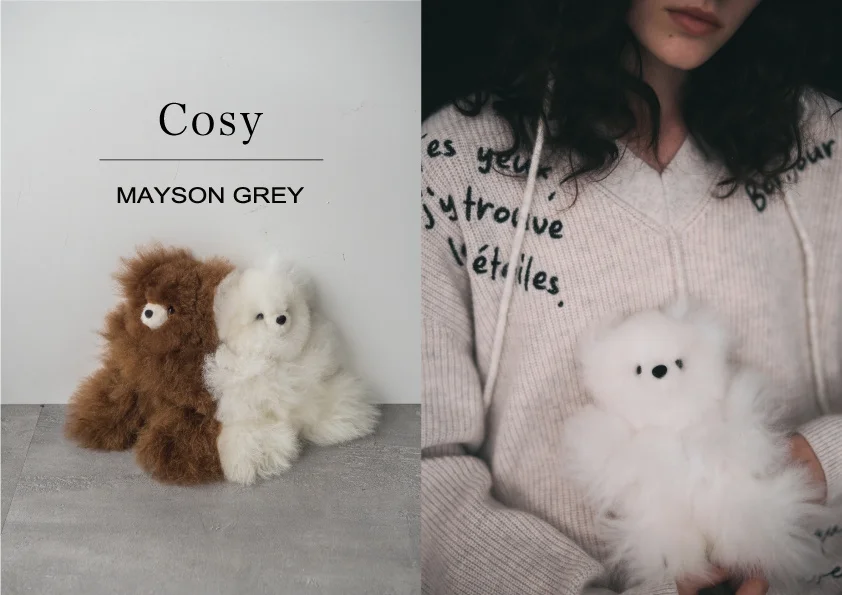 【MAYSON GREY（メイソングレイ）】人気のCOSY（コージー）キーチャーム新作を発売。