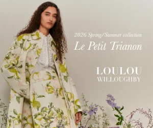 LOULOU WILLOUGHBY(ルル・ウィルビー)が2026 SPRING/SUMMER COLLECTION "Le Petit Trianon"を公開。