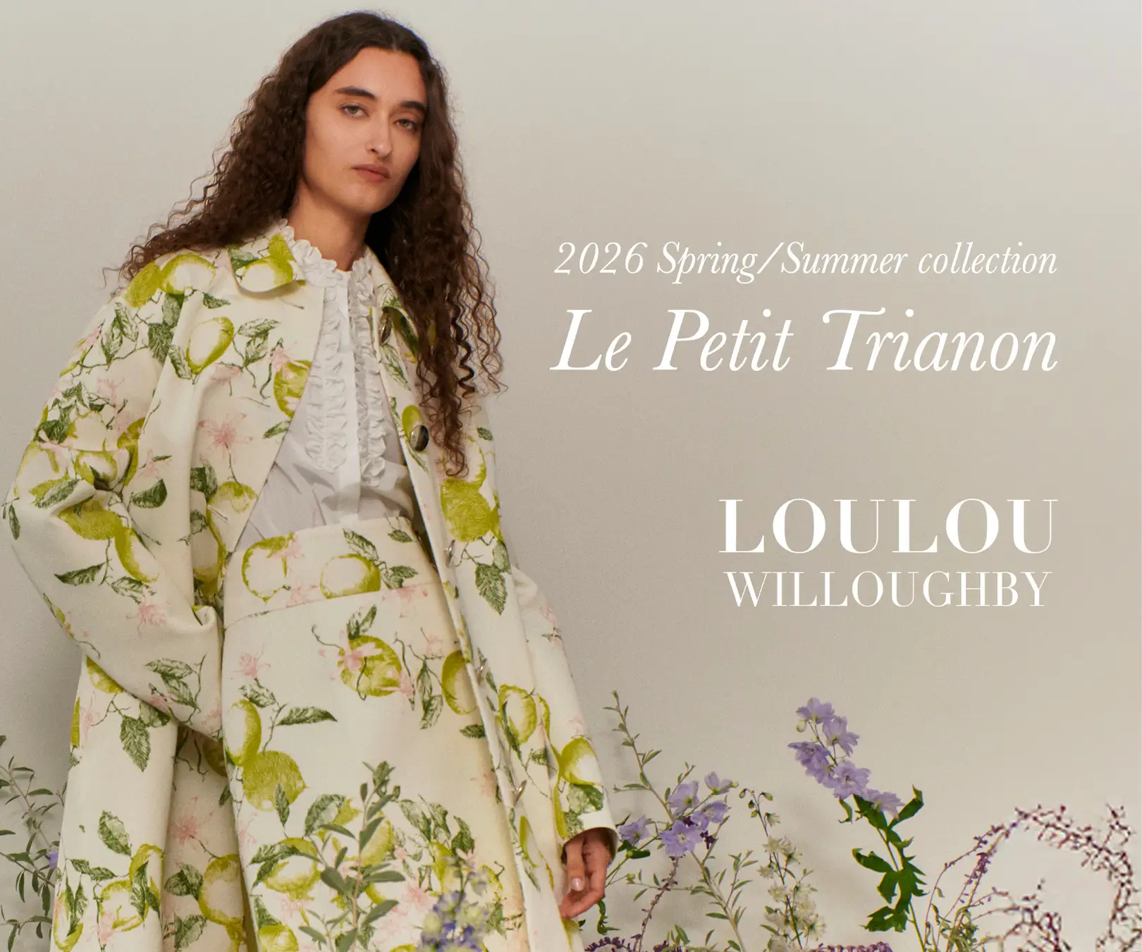 LOULOU WILLOUGHBY(ルル・ウィルビー)が2026 SPRING/SUMMER COLLECTION "Le Petit Trianon"を公開。