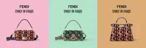フェンディ、「エミリー、パリへ行く」スペシャルカプセルコレクションを発表