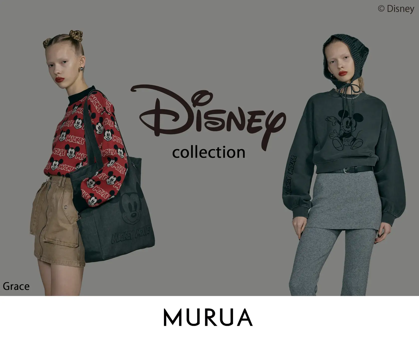 「MURUA(ムルーア)」 ディズニーキャラクター「ミッキーマウス」デザインの限定コレクションが1月26日より予約販売スタート